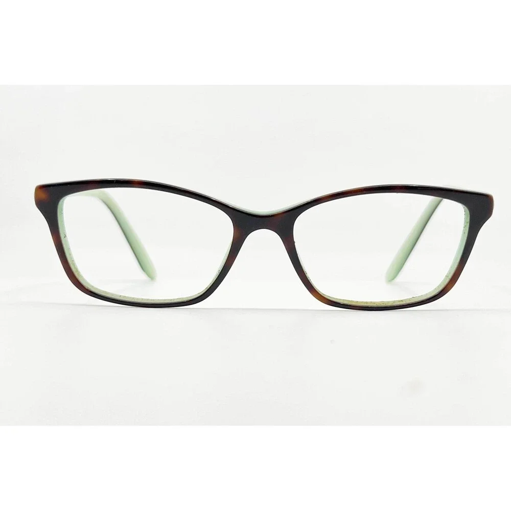 Ralph Eyeglasses Women Tortoise Green RA 7044 601 Cat Eye 52-16-135
